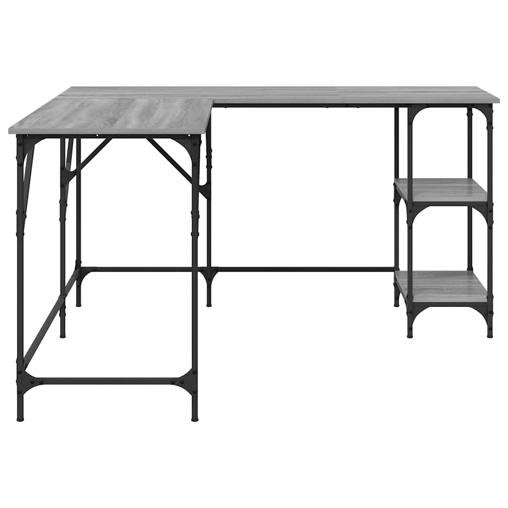 Radni stol boja hrasta sonome 139x139x75 cm konstruirano drvo