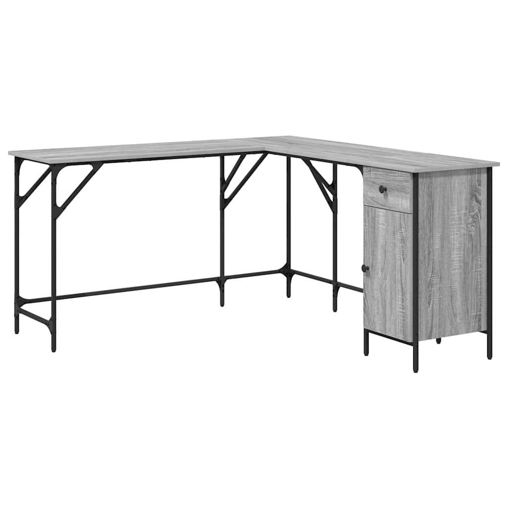 Radni stol boja hrasta sonome 141x141x75 cm konstruirano drvo