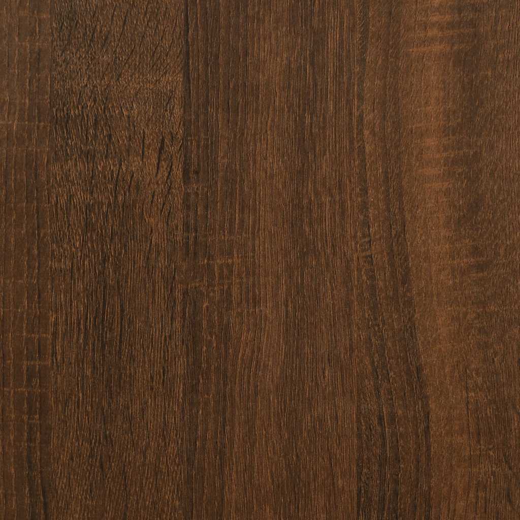 Regal za knjige 3 razine smeđa boja hrasta 59x35x90,5 cm drveni