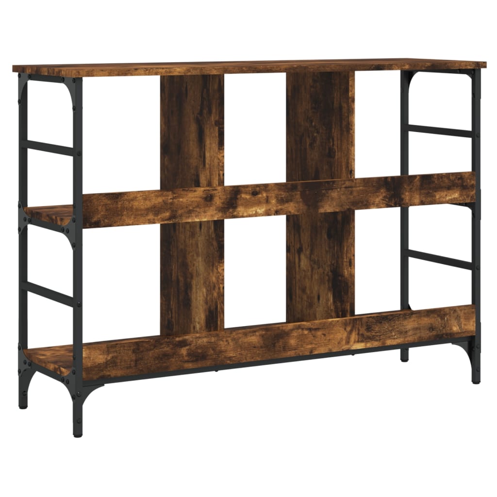 Komoda boja dimljenog hrasta 102x32x73,5 cm konstruirano drvo