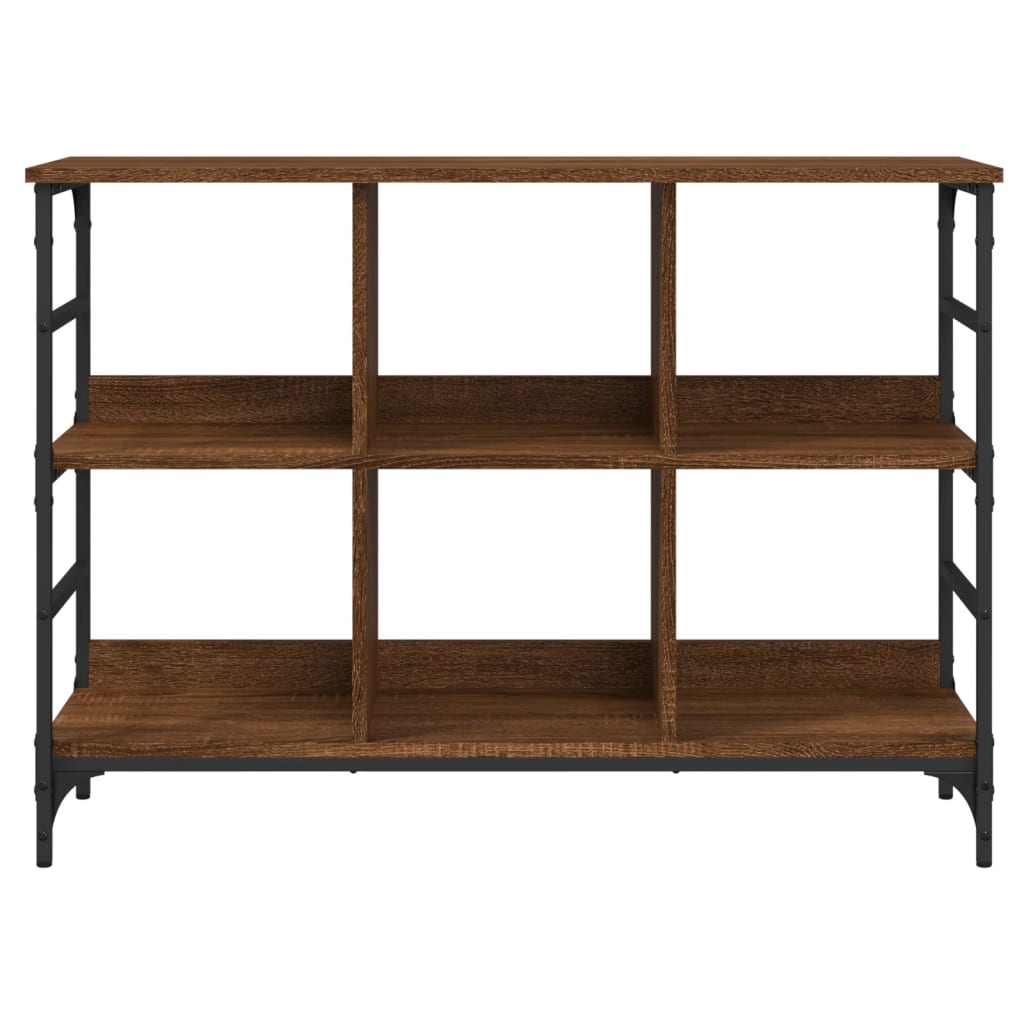 Komoda smeđa boja hrasta 102x32x73,5 cm od konstruiranog drva