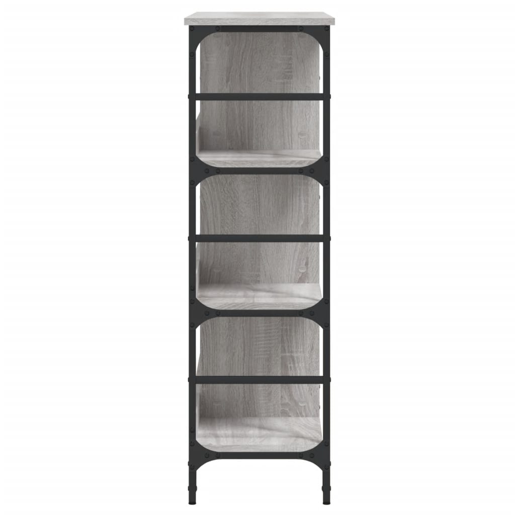 Komoda siva boja hrasta 102x32x103,5 cm od konstruiranog drva