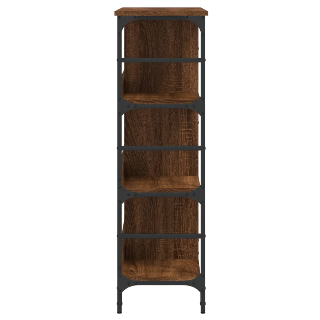 Komoda smeđa boja hrasta 102x32x103,5 cm od konstruiranog drva