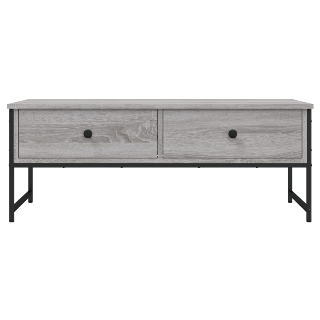 Stolić za kavu boja sivog hrasta 101x49x39,5 konstruirano drvo