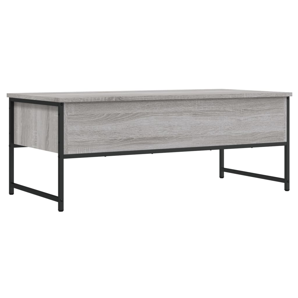 Stolić za kavu boja sivog hrasta 101x49x39,5 konstruirano drvo