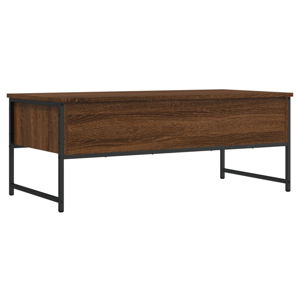 Stolić za kavu boja hrasta 101x49x39,5 cm konstruirano drvo