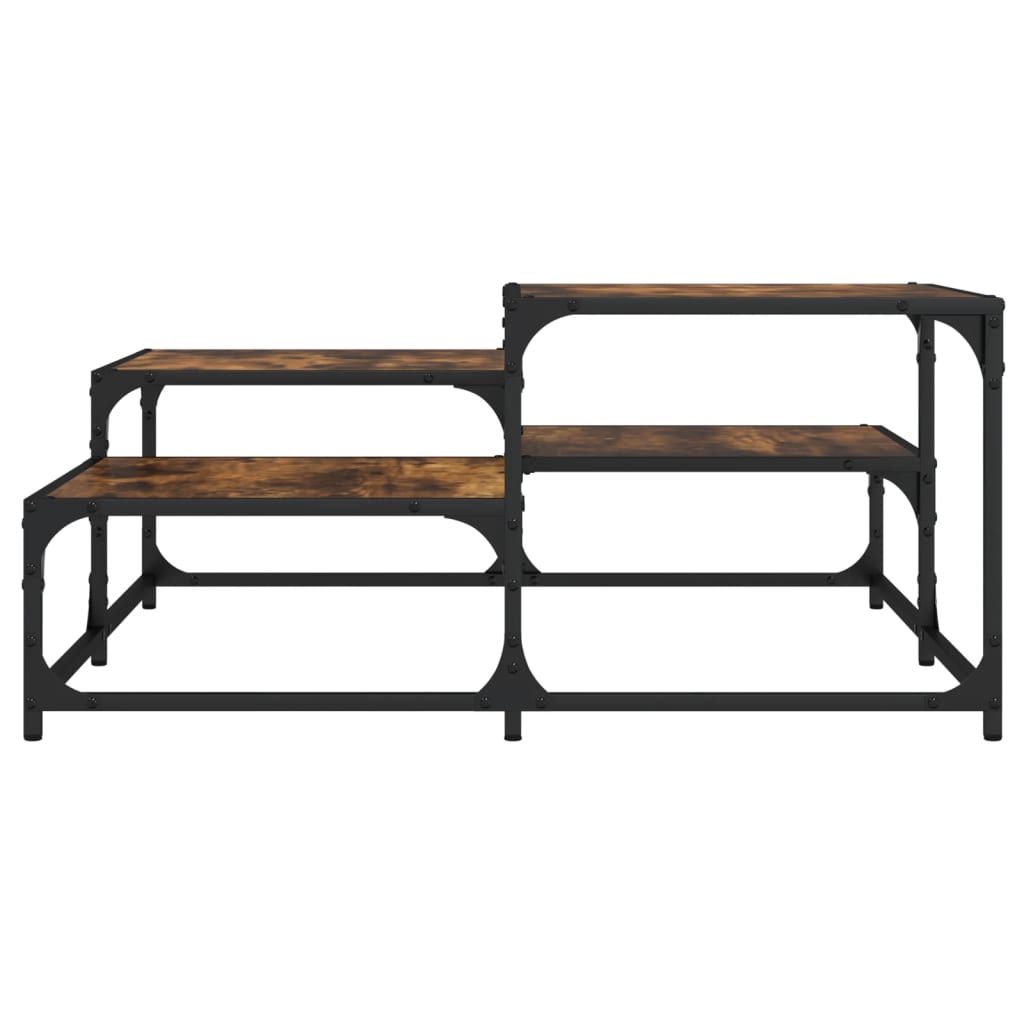 Stolić za kavu boja hrasta 87,5x87,5x40 cm konstruirano drvo