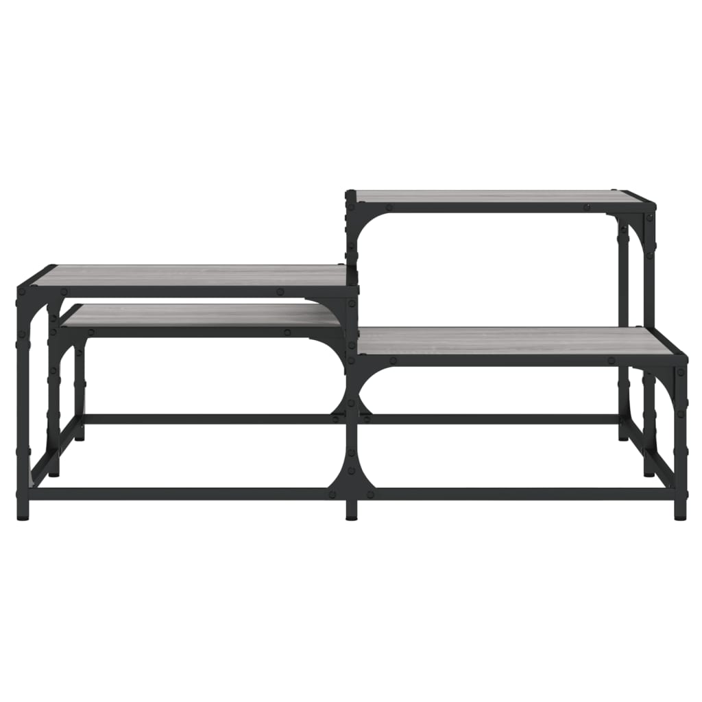 Stolić za kavu boja hrasta 87,5x87,5x40 cm konstruirano drvo