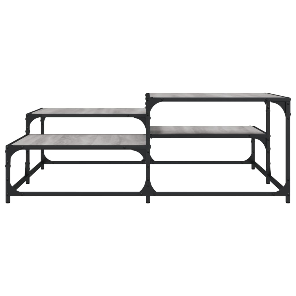 Stolić za kavu boja hrasta 107x107x40 cm konstruirano drvo