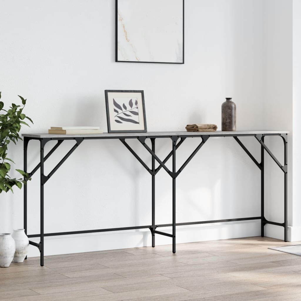 Konzolni stol boja hrasta sonome 180x29x75 cm konstruirano drvo