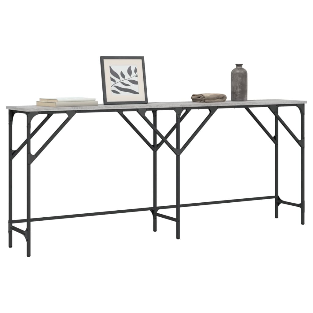 Konzolni stol boja hrasta sonome 180x29x75 cm konstruirano drvo