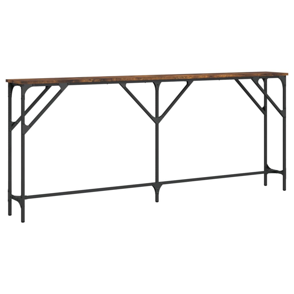 Konzolni stol boja hrasta 180x23x75 cm od konstruiranog drva