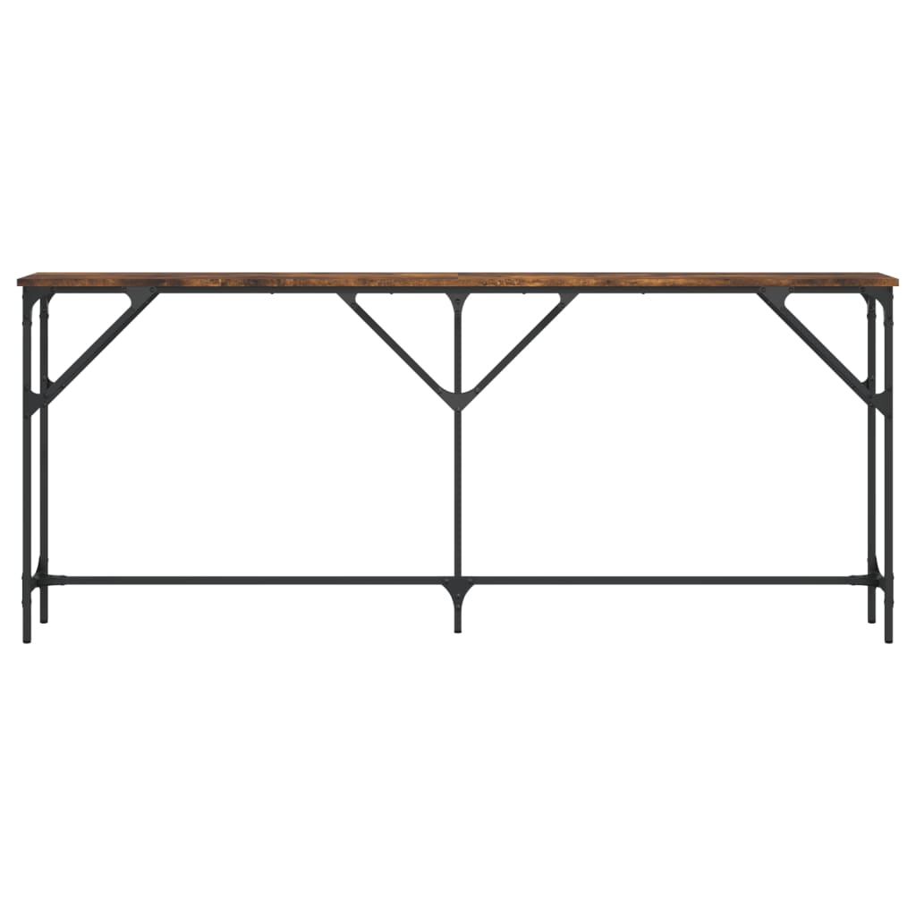 Konzolni stol boja hrasta 180x23x75 cm od konstruiranog drva