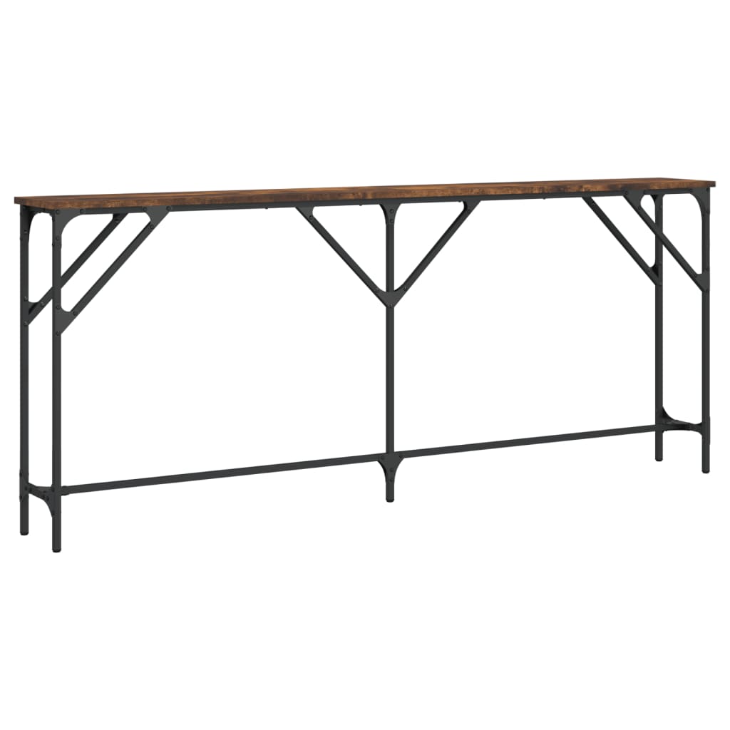 Konzolni stol boja hrasta 180x23x75 cm od konstruiranog drva