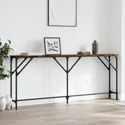 Konzolni stol boja hrasta 180x23x75 cm od konstruiranog drva