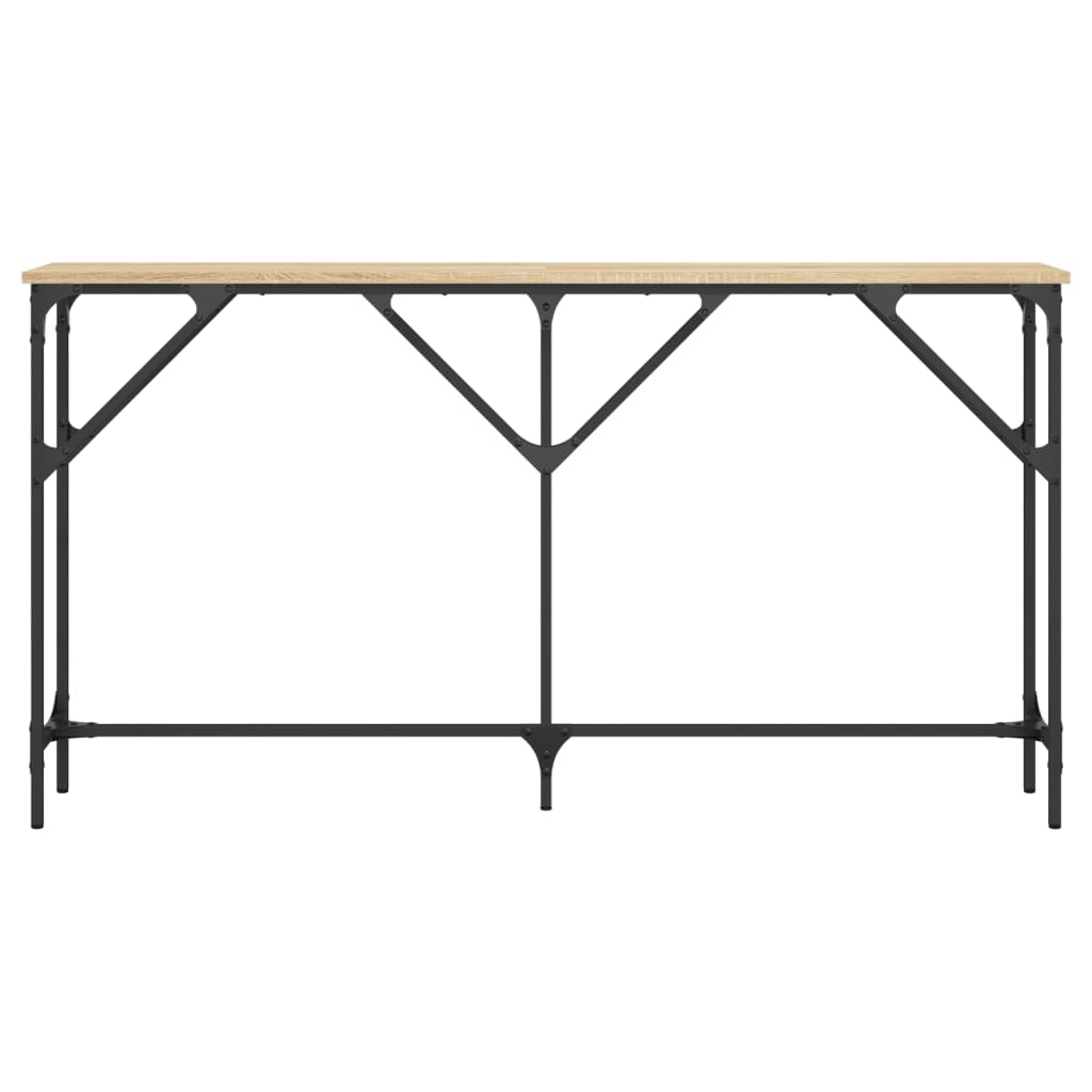 Konzolni stol boja hrasta sonome 140x23x75 cm konstruirano drvo