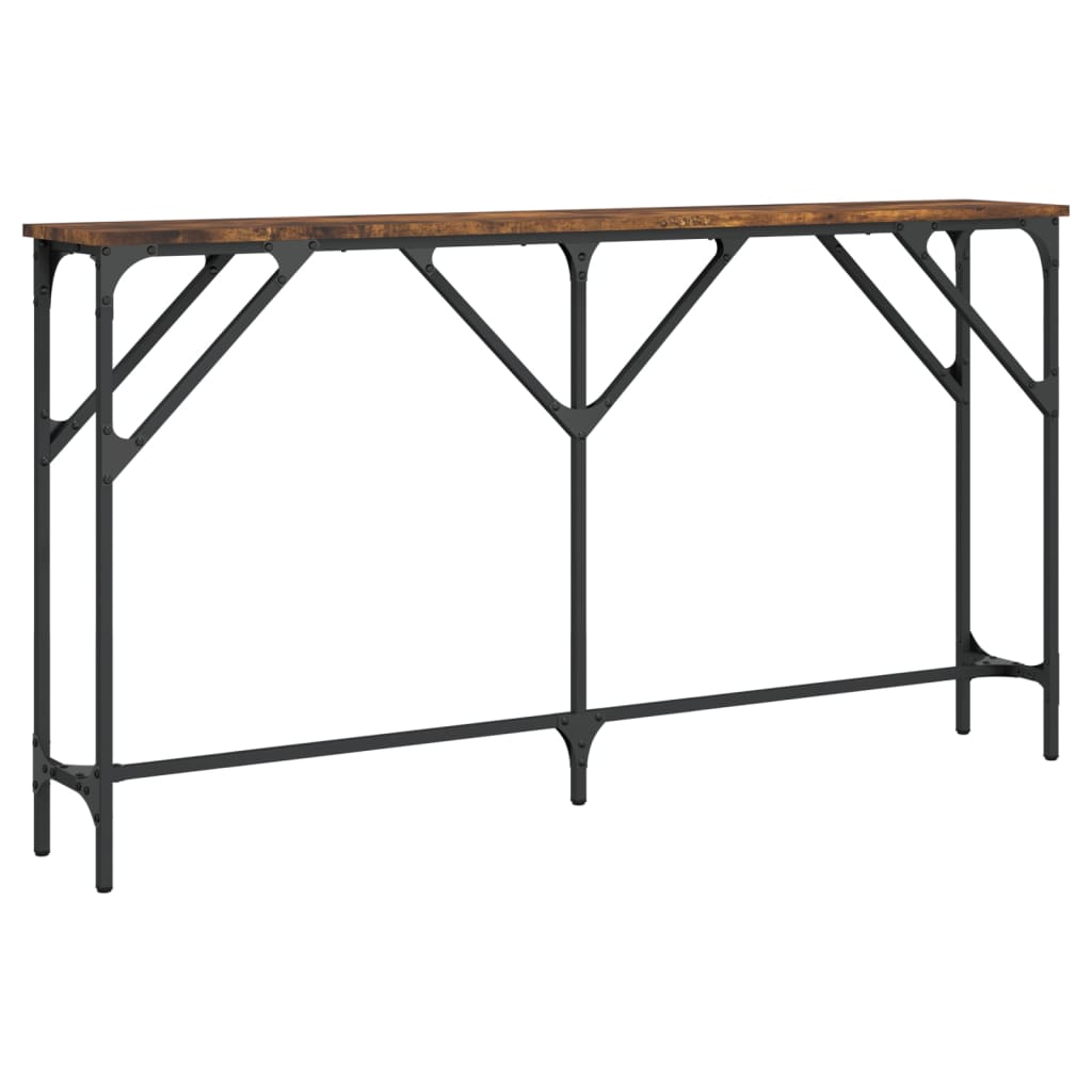 Konzolni stol boja hrasta 140x23x75 cm od konstruiranog drva