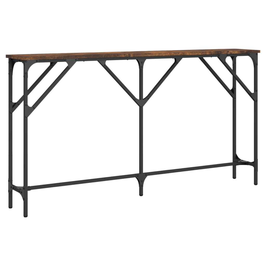 Konzolni stol boja hrasta 140x23x75 cm od konstruiranog drva