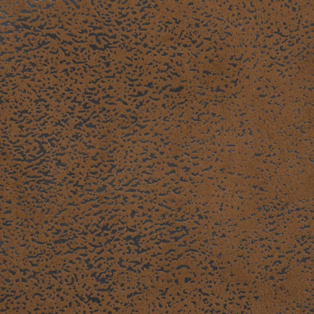 Klupa s naslonom smeđa 120 x 62 x 75,5 cm umjetna brušena koža