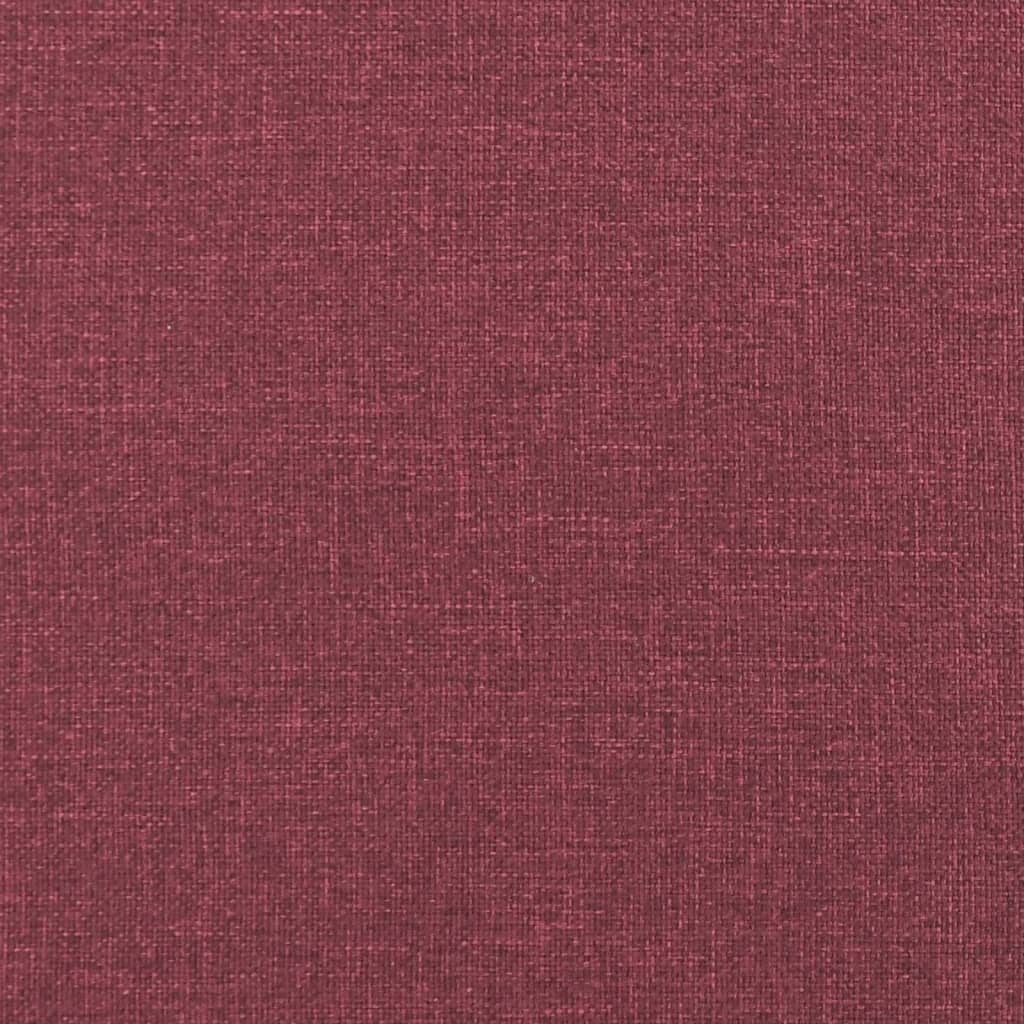 Naslonjač od tkanine crvena boja vina