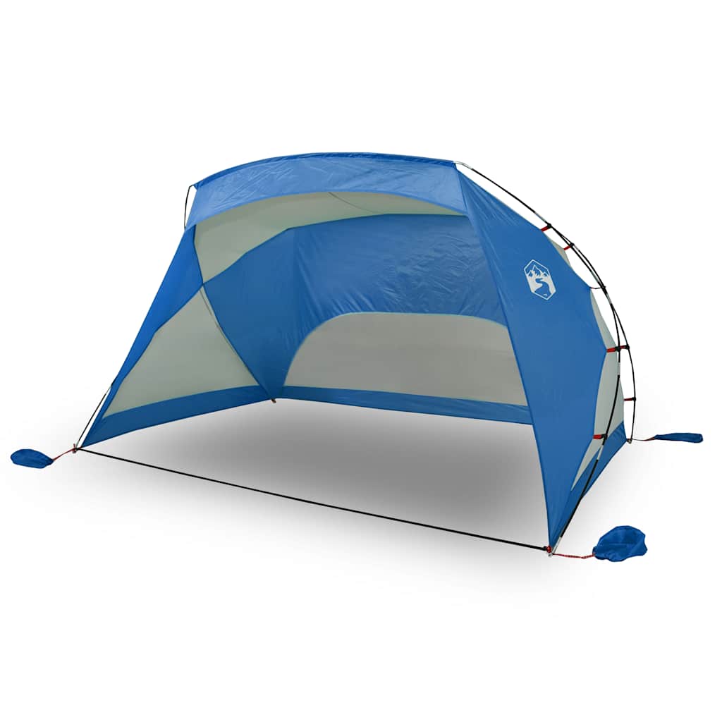 Šator za plažu azurnoplavi 274x178x170/148 cm 185T poliesterski