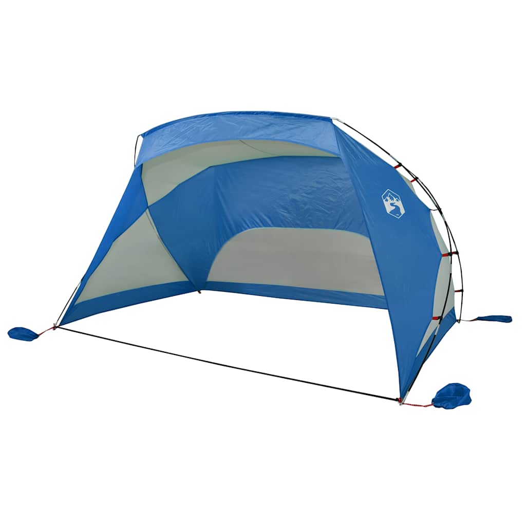 Šator za plažu azurnoplavi 274x178x170/148 cm 185T poliesterski