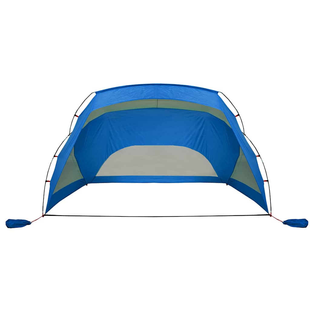 Šator za plažu azurnoplavi 274x178x170/148 cm 185T poliesterski