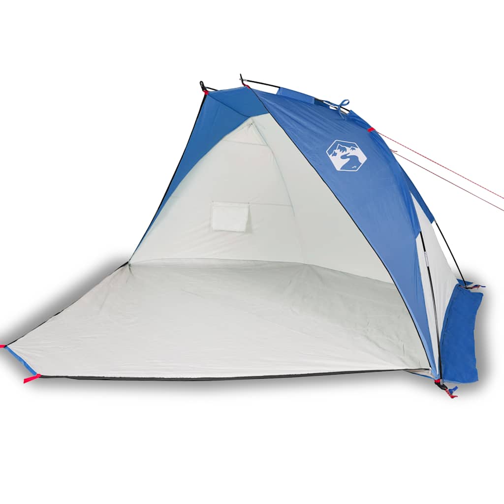 Šator za plažu azurnoplavi 268 x 223 x 125 cm 185T poliesterski
