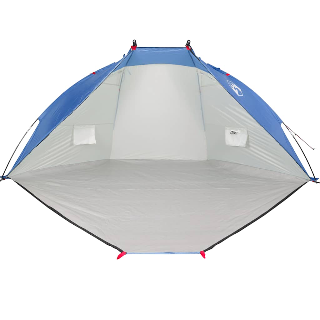 Šator za plažu azurnoplavi 268 x 223 x 125 cm 185T poliesterski
