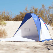 Šator za plažu azurnoplavi 268 x 223 x 125 cm 185T poliesterski