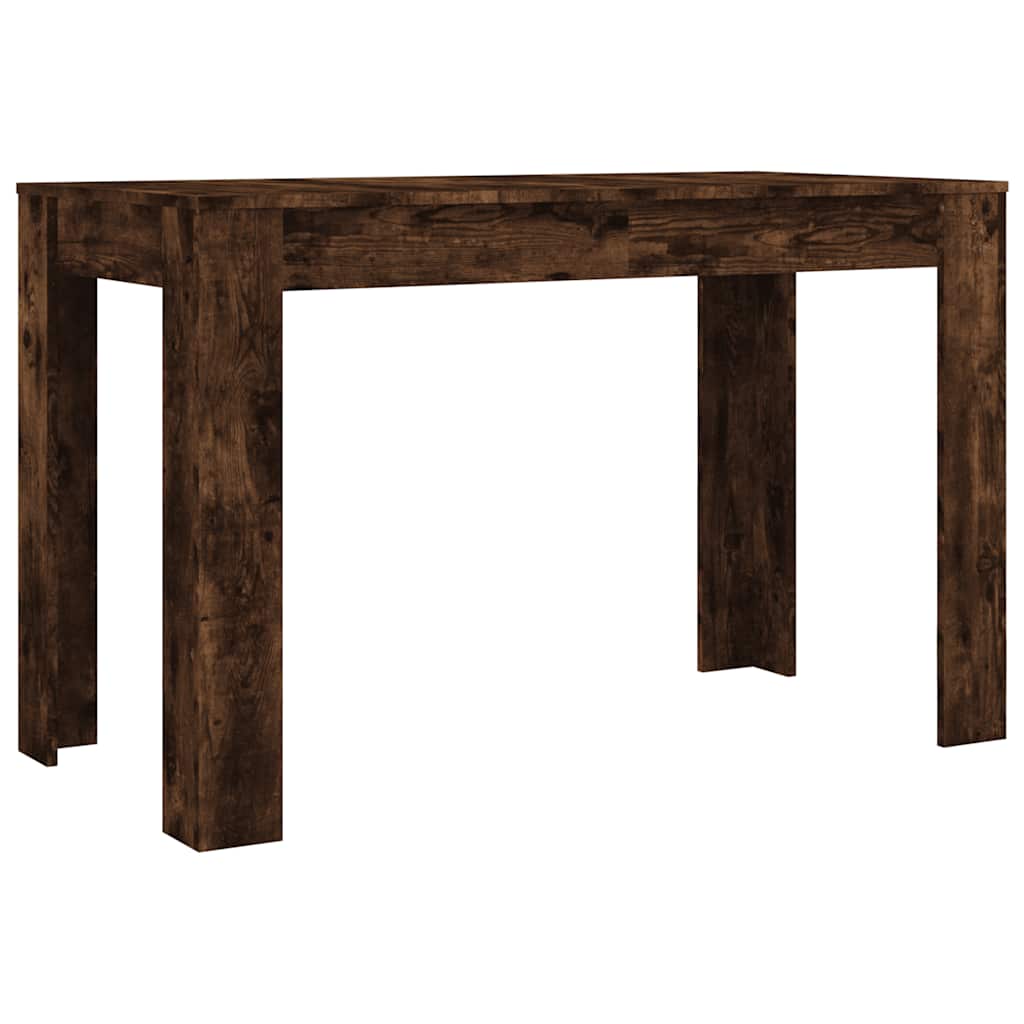 Blagovaonski stol boja dimljenog hrasta 120 x 60 x 76 cm drveni