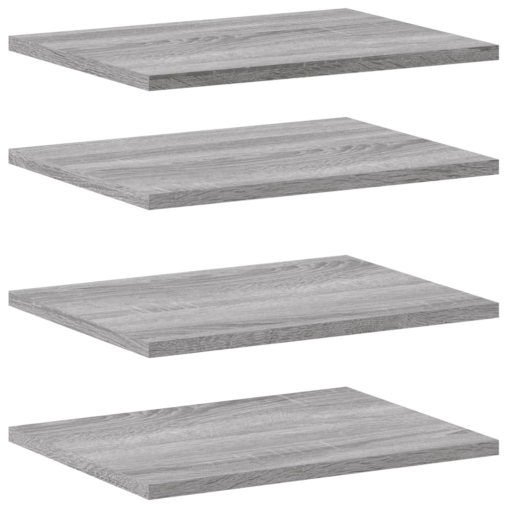 Zidne police 4 kom boja hrasta 40x30x1,5 cm konstruirano drvo