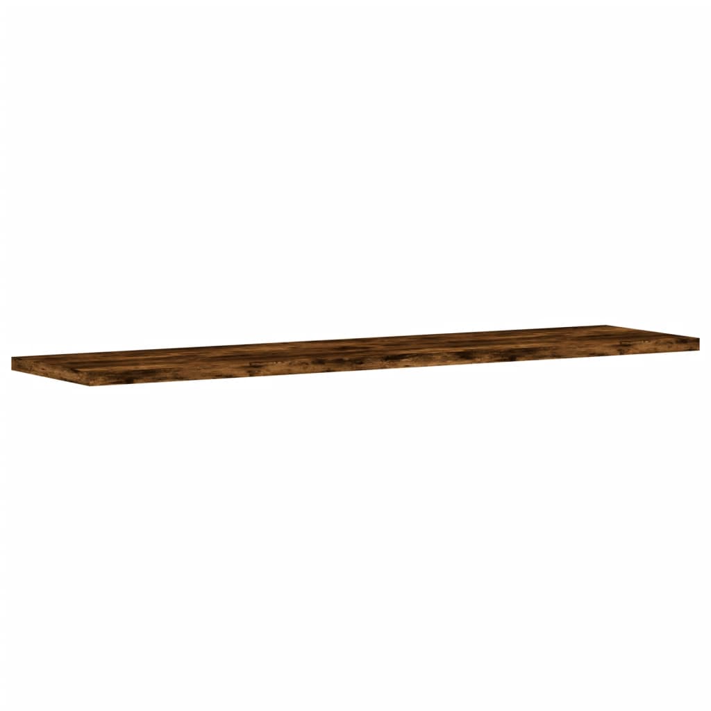 Zidne police 4 kom boja hrasta 80x20x1,5 cm konstruirano drvo