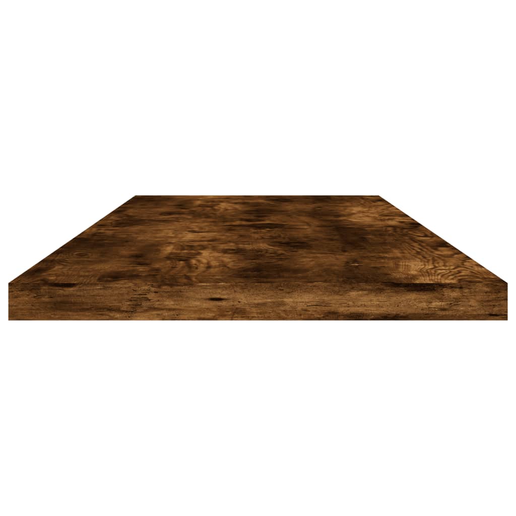 Zidne police 4 kom boja hrasta 80x20x1,5 cm konstruirano drvo
