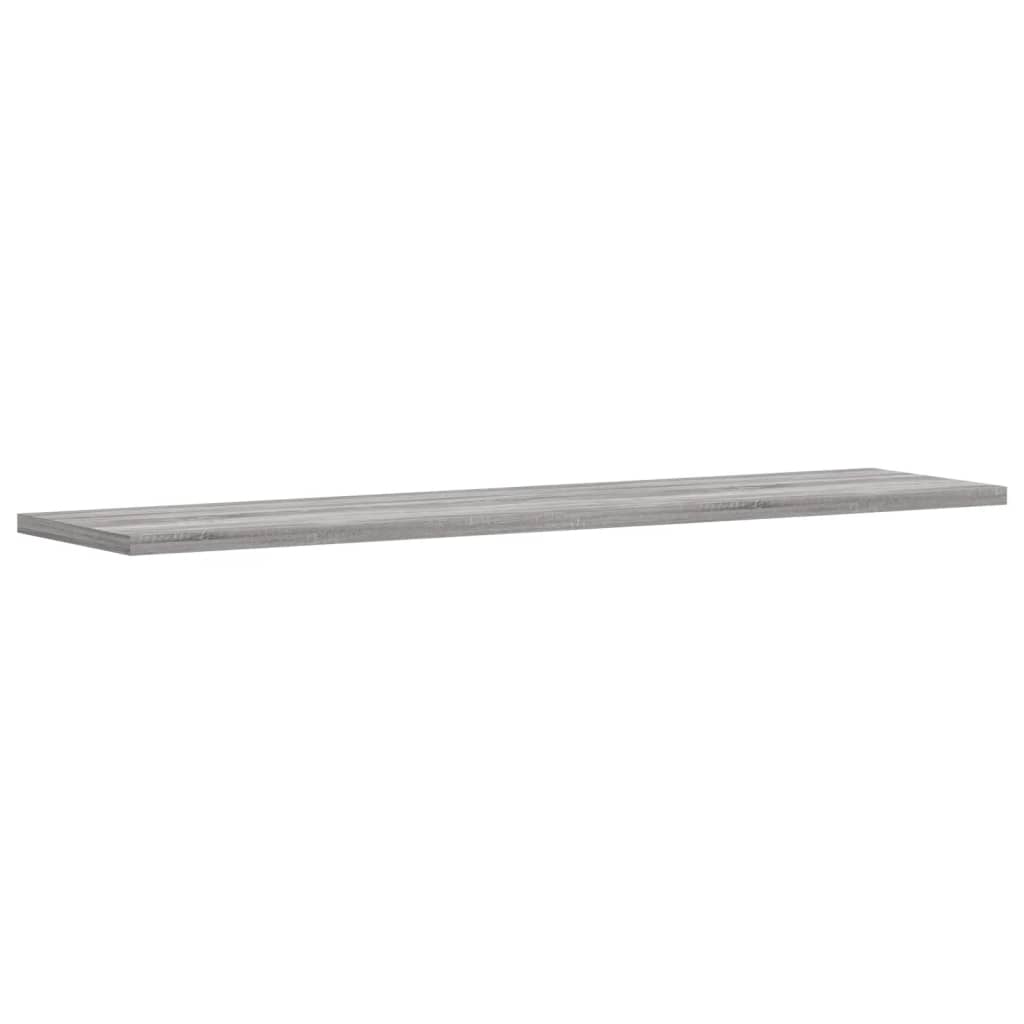 Zidne police 4 kom boja hrasta 80x20x1,5 cm konstruirano drvo