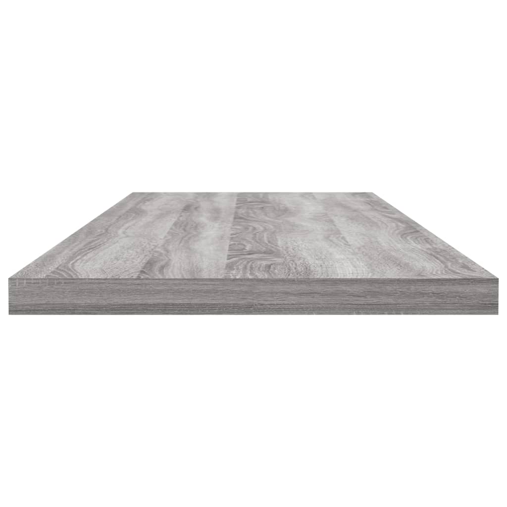 Zidne police 4 kom boja hrasta 80x20x1,5 cm konstruirano drvo