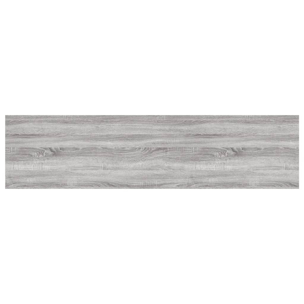 Zidne police 4 kom boja hrasta 80x20x1,5 cm konstruirano drvo