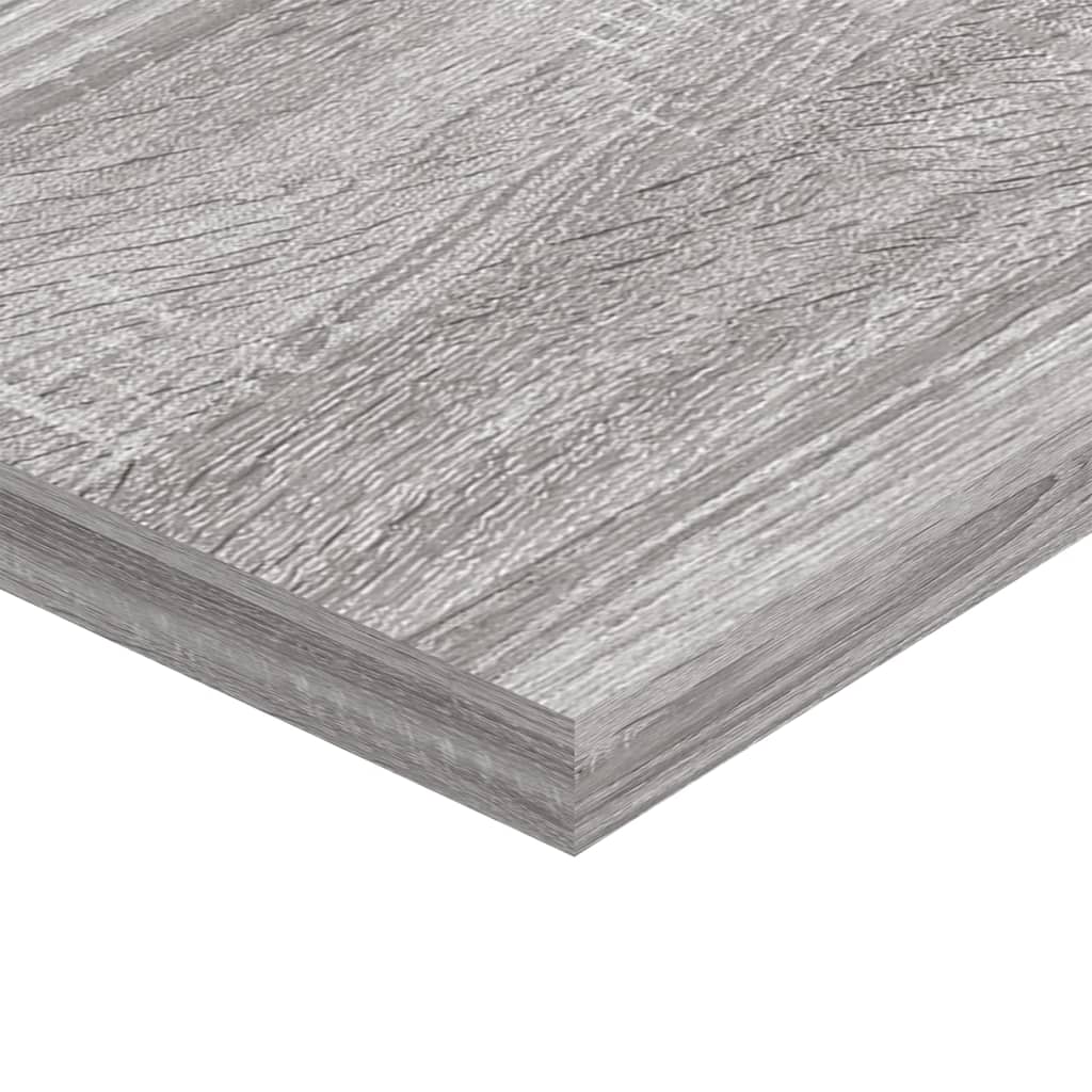 Zidne police 4 kom boja hrasta 80x20x1,5 cm konstruirano drvo