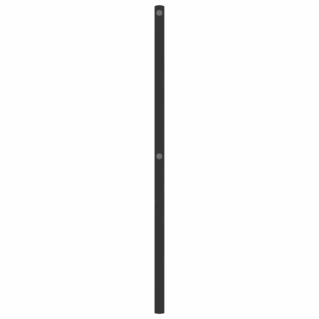 Metalno zamjensko uzglavlje crno 150 cm