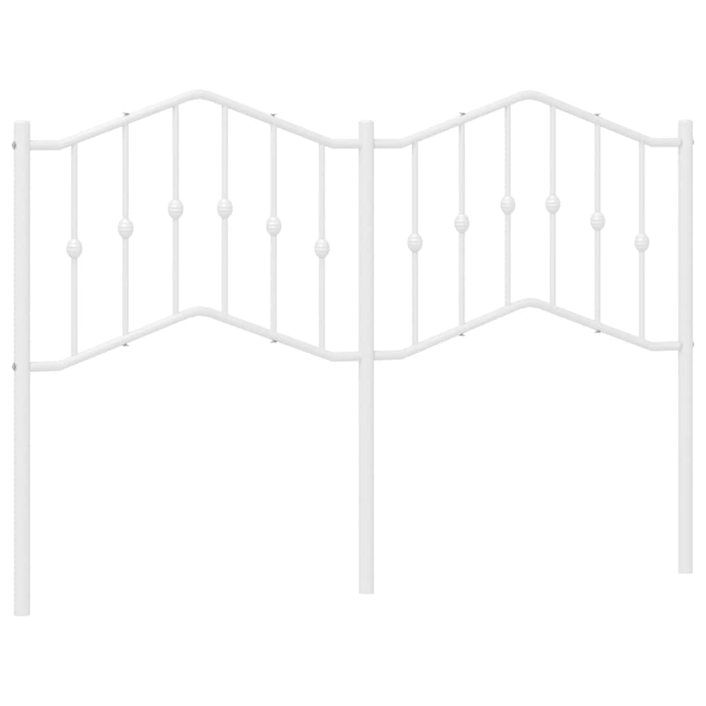 Metalno zamjensko uzglavlje bijelo 150 cm