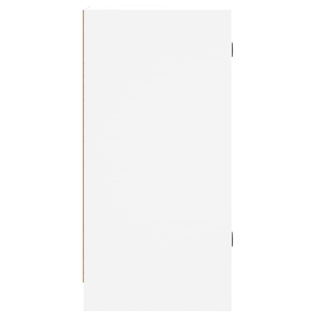 Bočni ormarić sa staklenim vratima bijeli 35x37x75,5 cm
