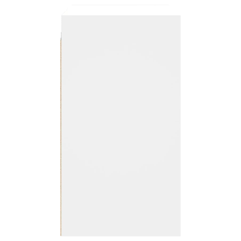 Zidni ormarić sa staklenim vratima bijeli 68 x 37 x 68,5 cm
