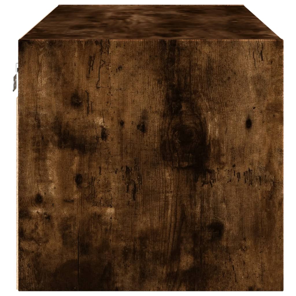 Zidni ormarić sa staklenim vratima boja hrasta 102 x 37 x 35 cm