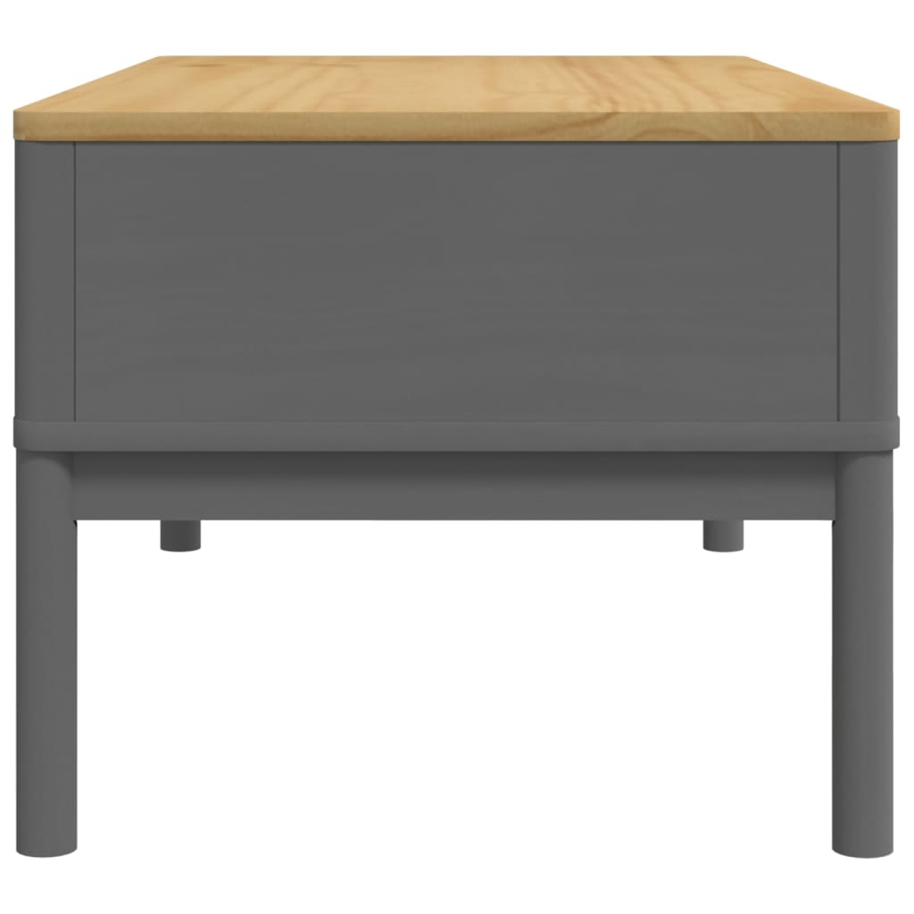 Stolić za kavu FLORO voštano sivi 99x55,5x45 cm od borovine