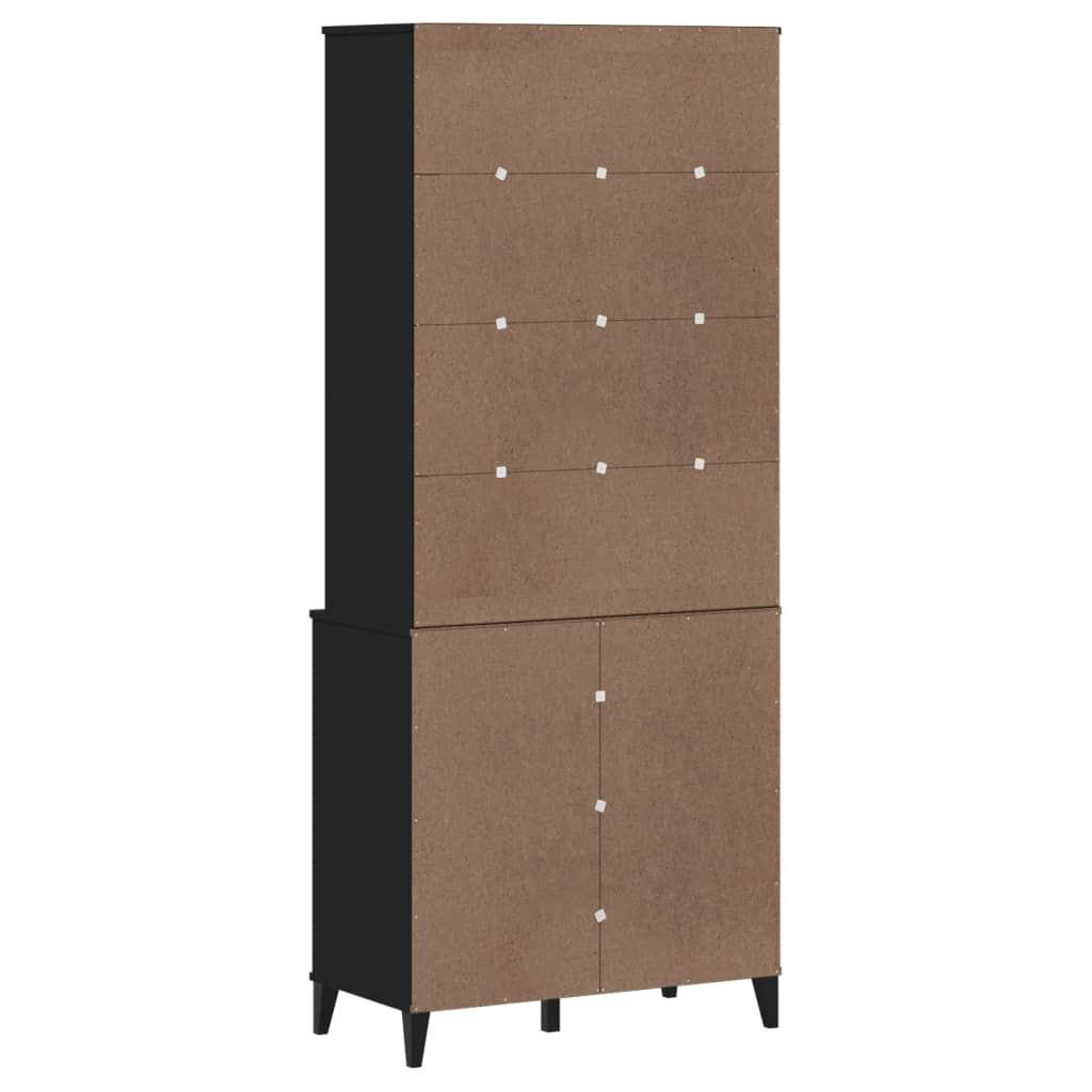 Visoka komoda VIKEN 80 x 40 x 190 cm od masivne borovine