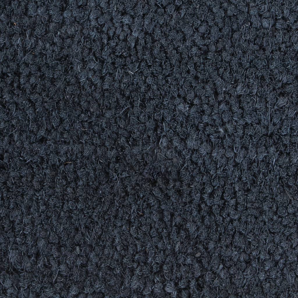 Otirači 2 kom tamnosivi 40 x 60 cm čupavi od kokosovih vlakana