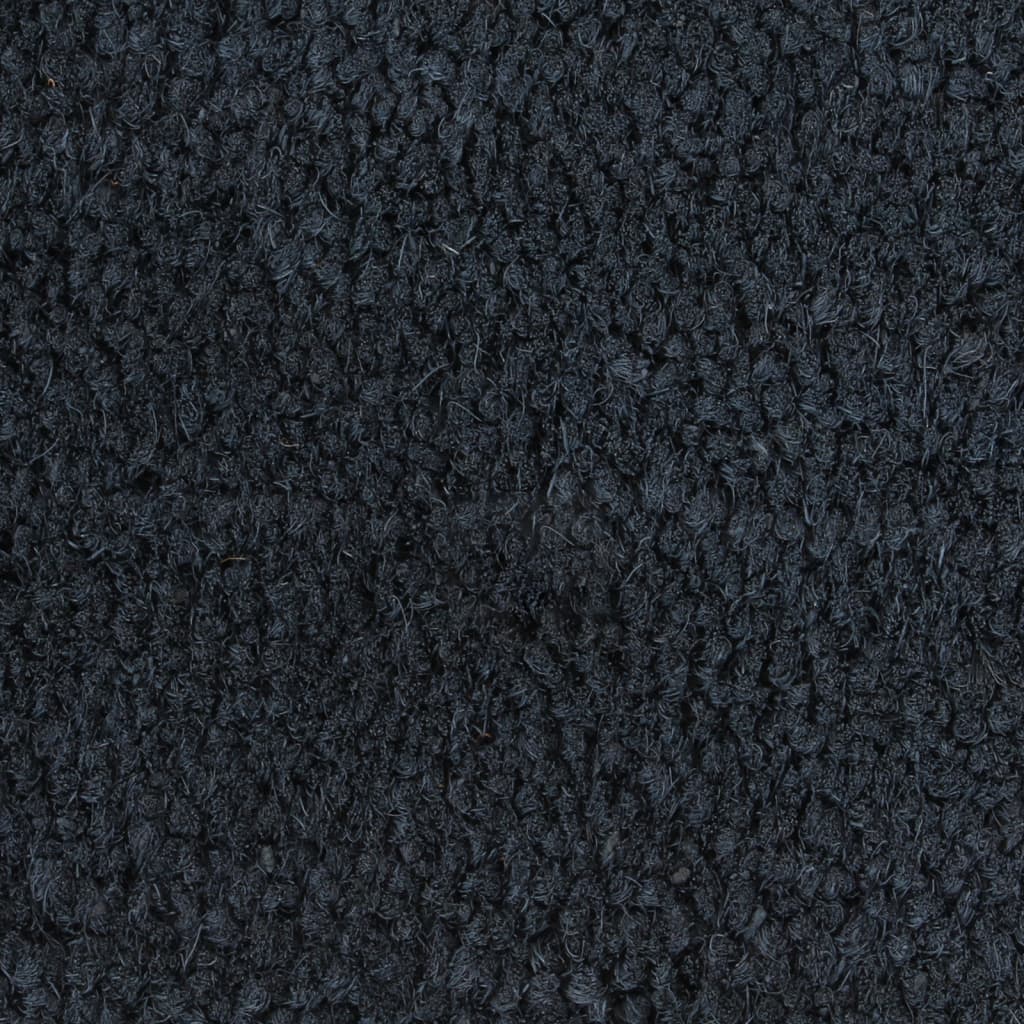Otirači tamnosivi 80x100 cm čupavi od kokosovih vlakana