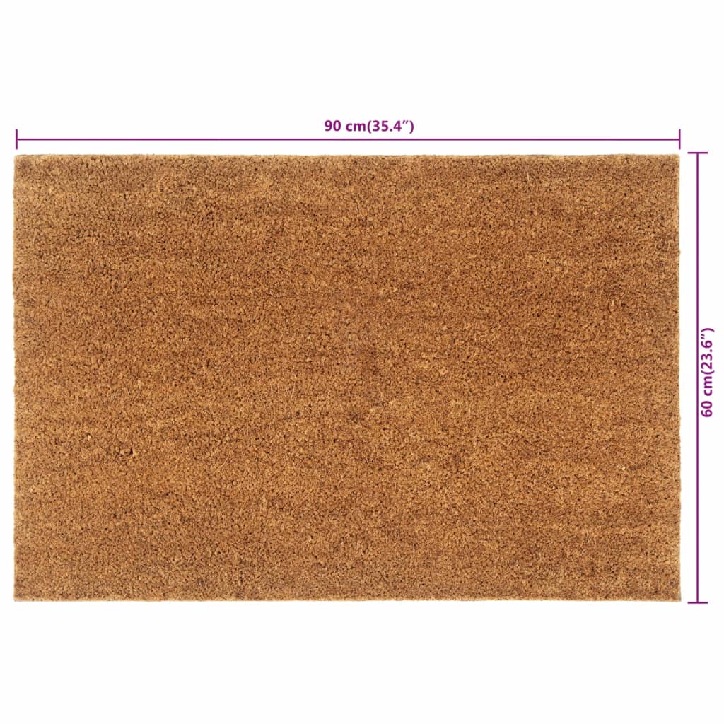 Otirač prirodni 60x90 cm čupavi od kokosovih vlakana