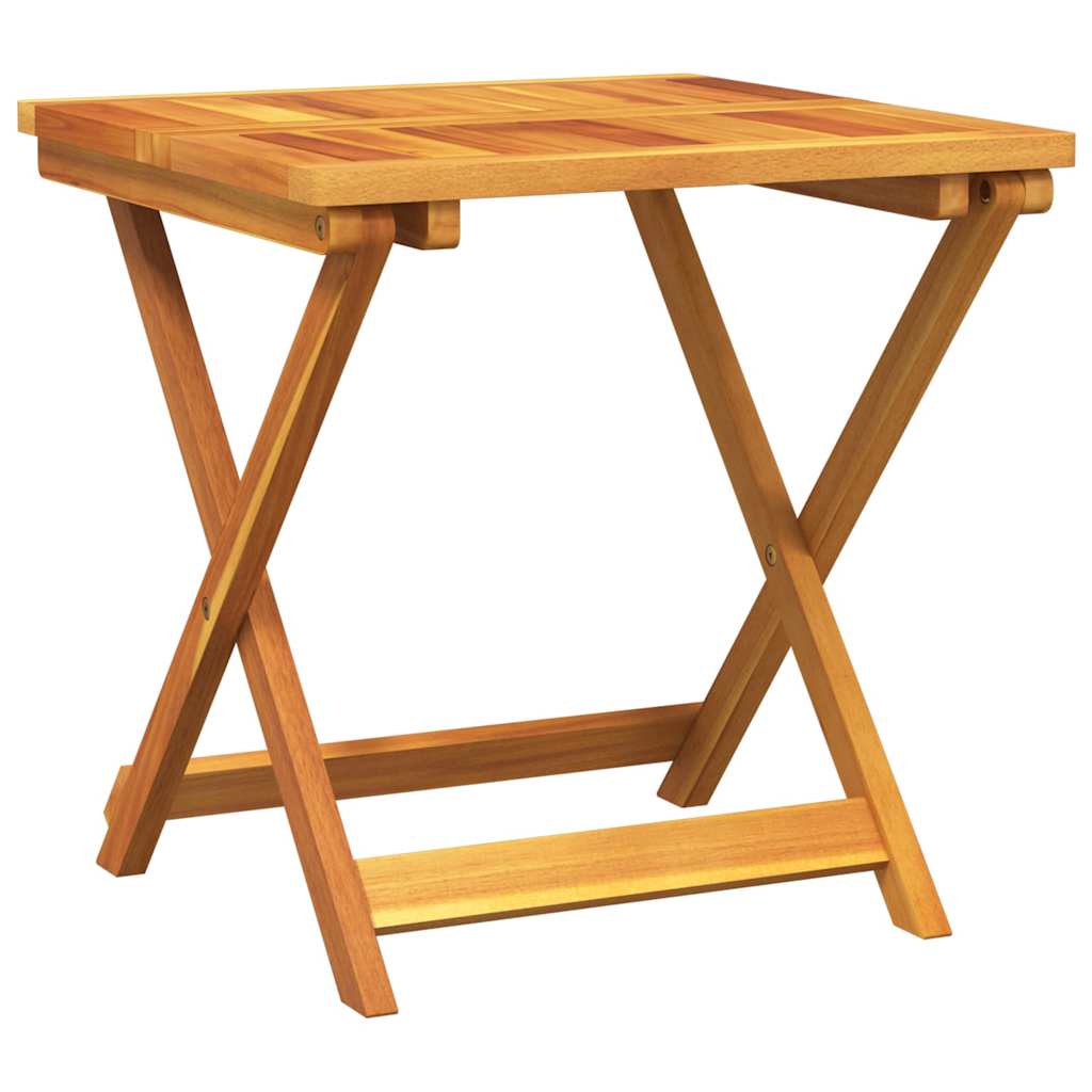Sklopivi vrtni stol 50 x 50 x 50 cm od masivnog bagremovog drva
