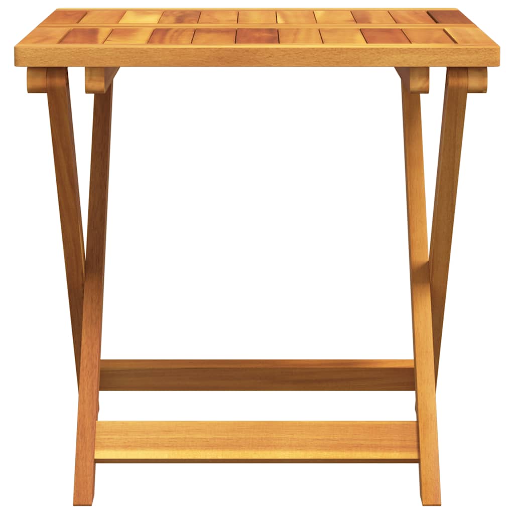 Sklopivi vrtni stol 50 x 50 x 50 cm od masivnog bagremovog drva